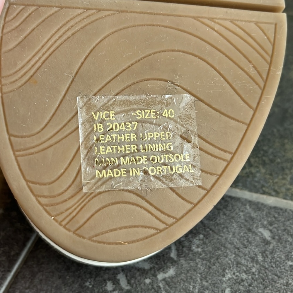 Miz Mooz Vice Platform Marine Leather Size 40 (US 9-9.5) - Picture 8 of 8